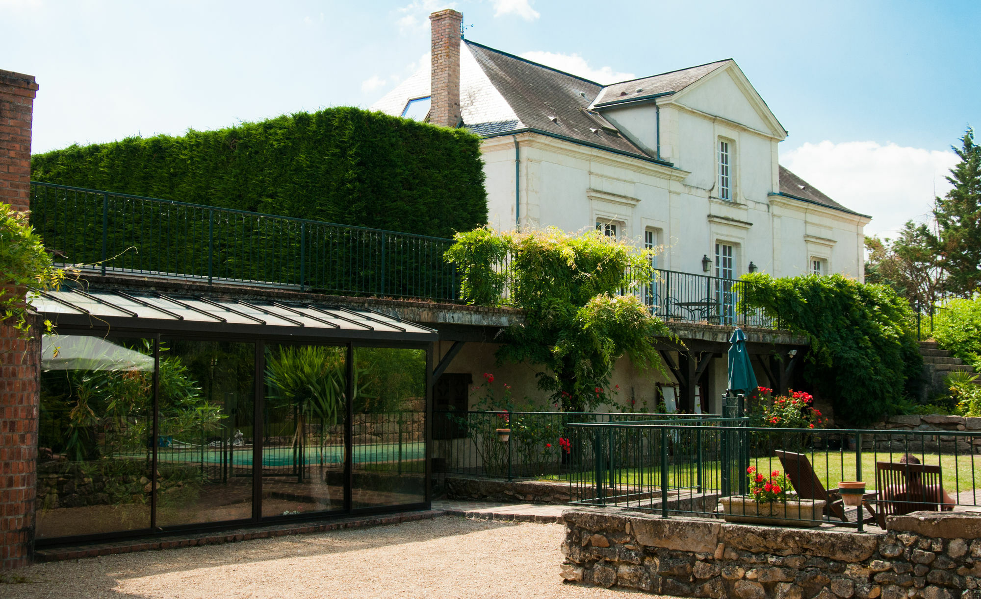 Domaine De La Courbe Hotel Le Lude Exterior foto